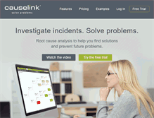 Tablet Screenshot of causelink.com